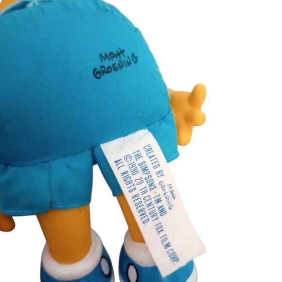 Vintage Bart Simpson Toy 1990 Matt Groening Fox Film Corp The Simpsons - Picture 5 of 5